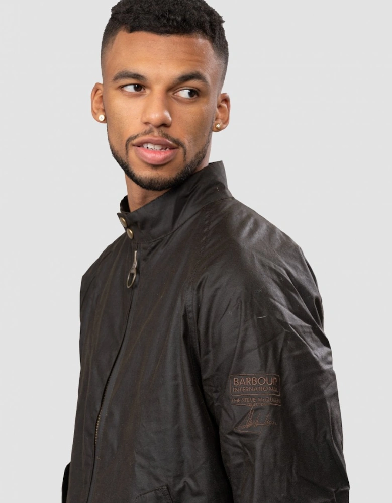 Merchant Mens Wax Jacket - Olive
