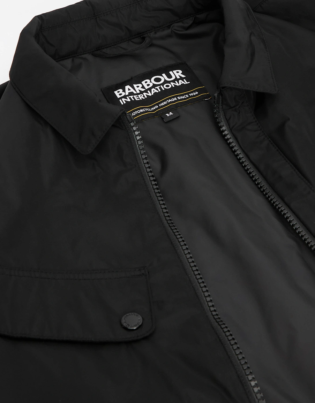 Padded Ariel Mens Shirt Jacket - Black