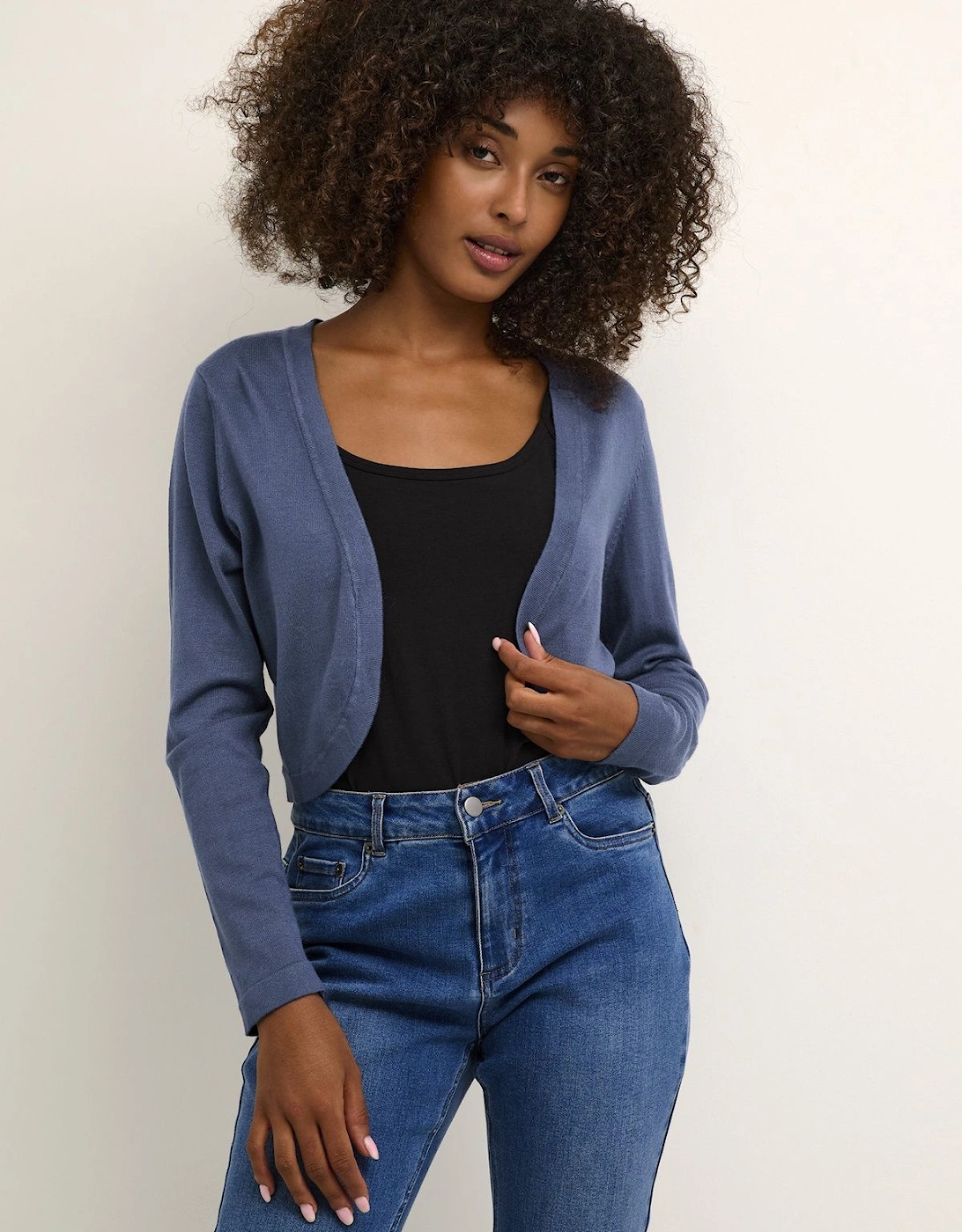 Astrid Long Sleeve Slim Fit Bolero, 2 of 1