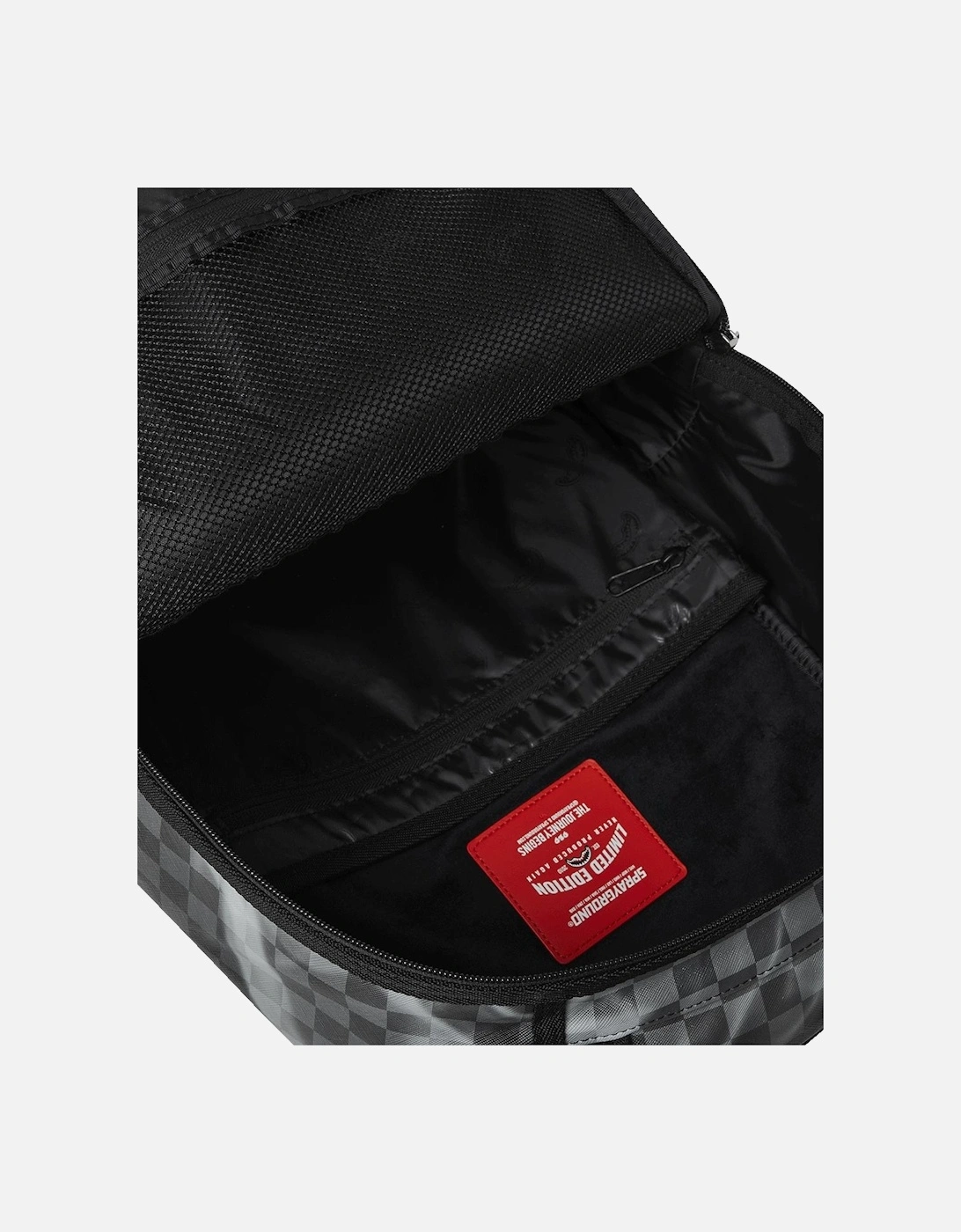 Sip N Smoke Check Backpack - Grey/Black