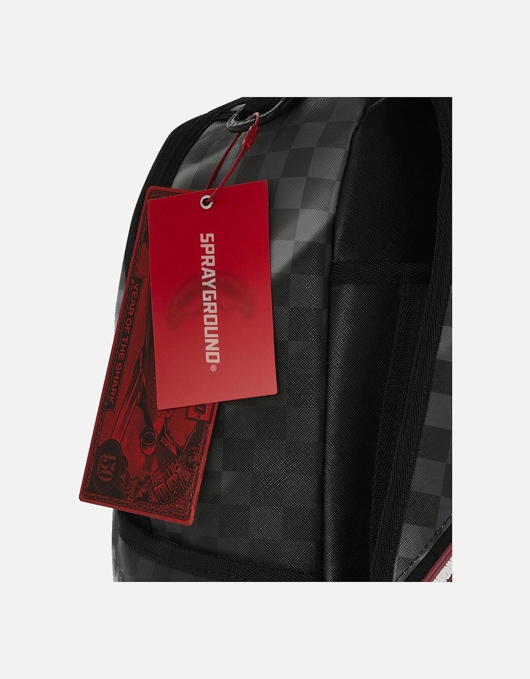 Sip N Smoke Check Backpack - Grey/Black