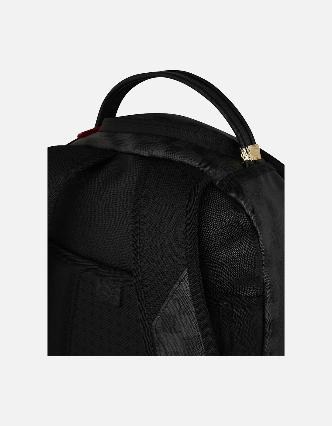 Scribble Shark Check Backpack - Grey/Black