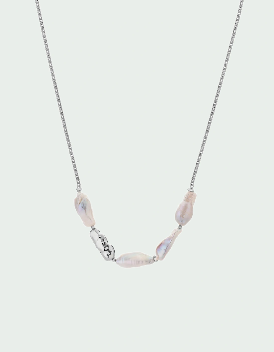 Tutti & Co Women's Silver Lustre Necklace