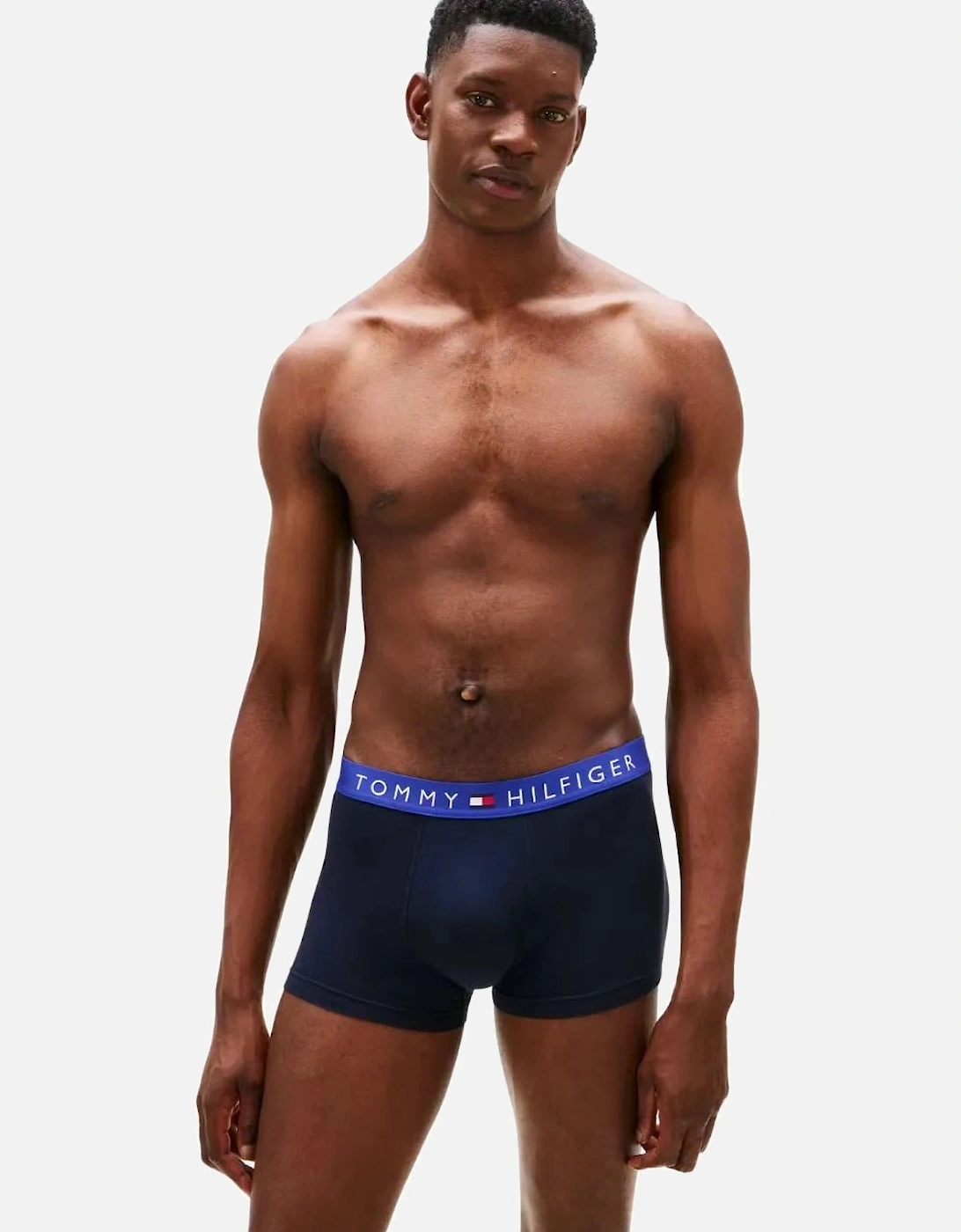 3-Pack TH Originals Boxer Trunks, Navy w/ green/blue/burgundy