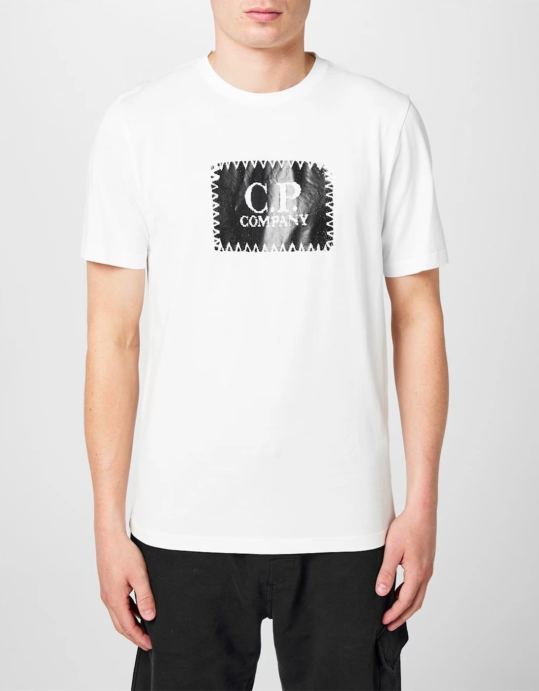 Block Logo T Shirt White