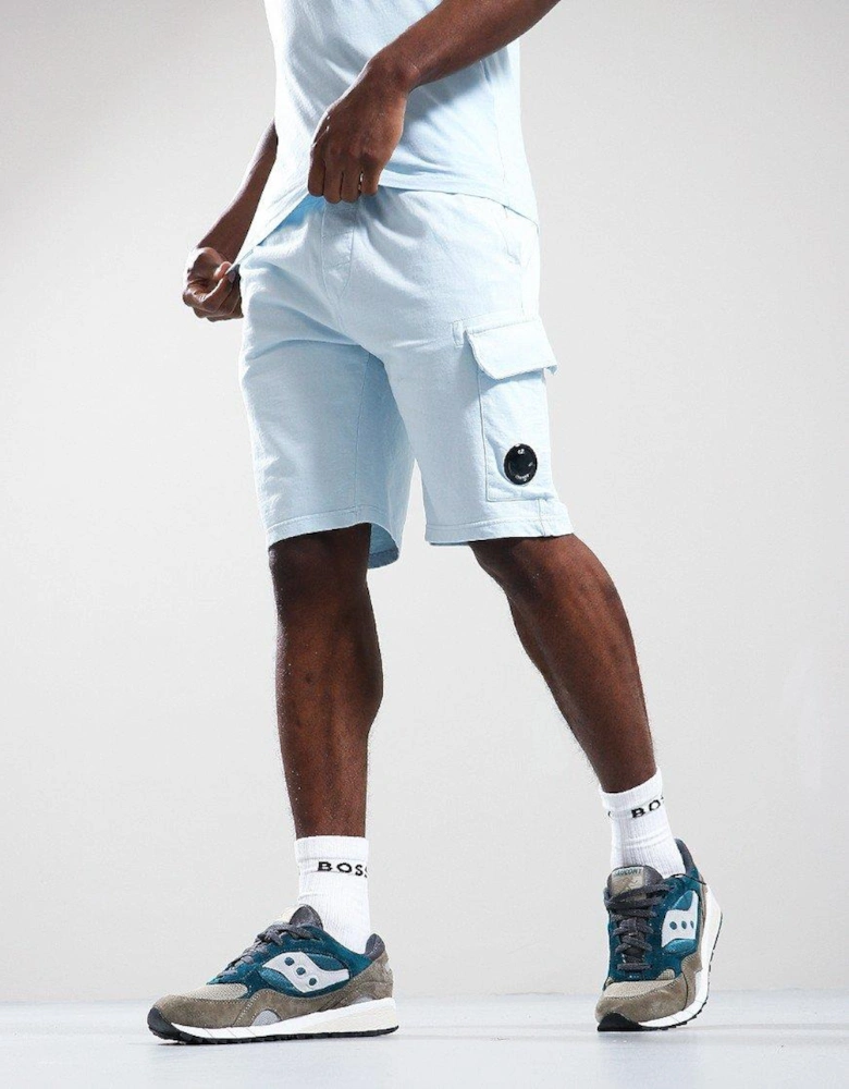 Lens Shorts Sky Blue