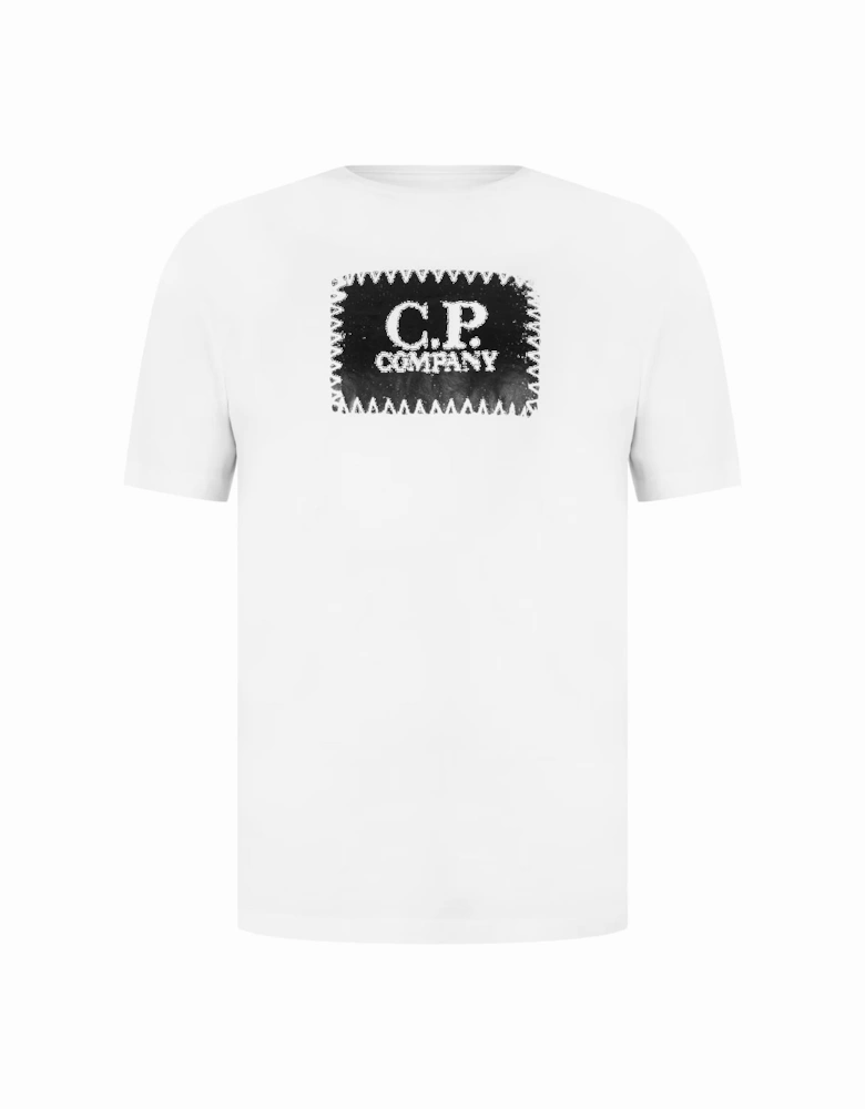 Block Logo T Shirt White
