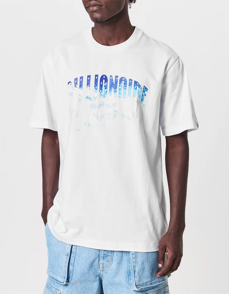 Arch Logo T Shirt White/Blue