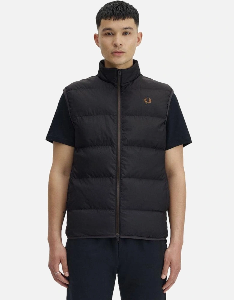 Insulated Padded Gilet Black