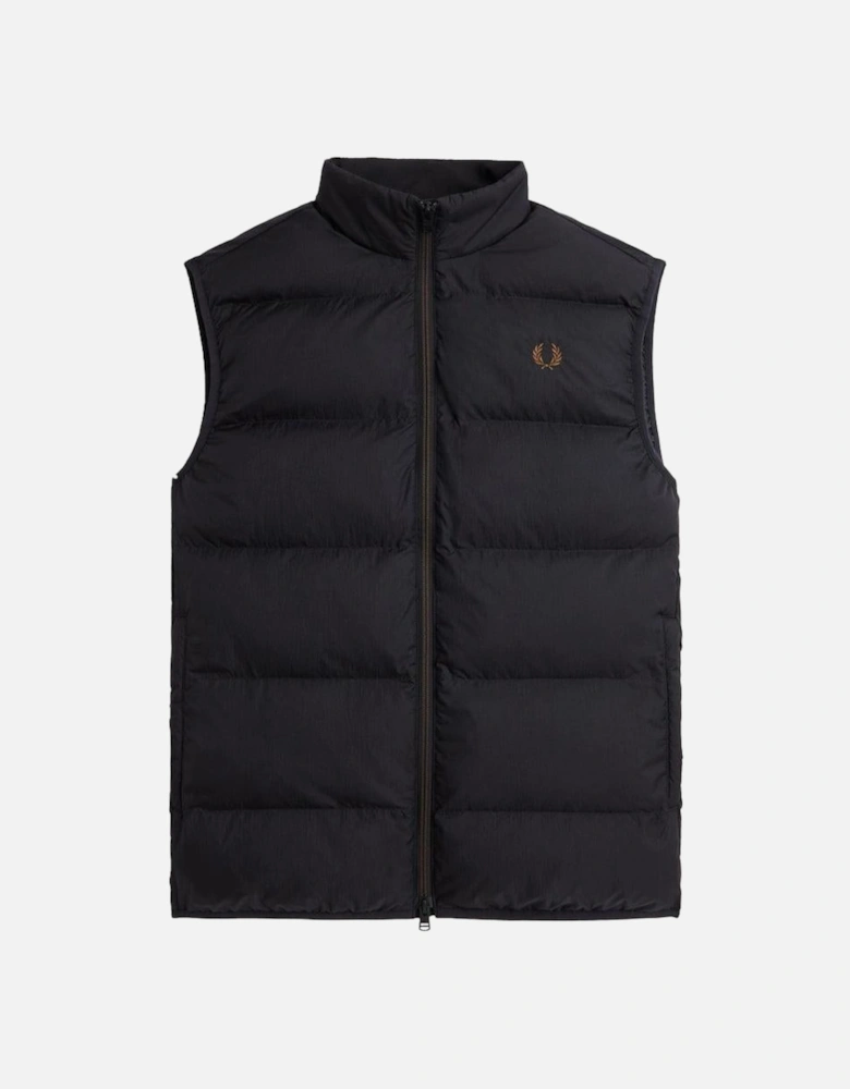 Insulated Padded Gilet Black