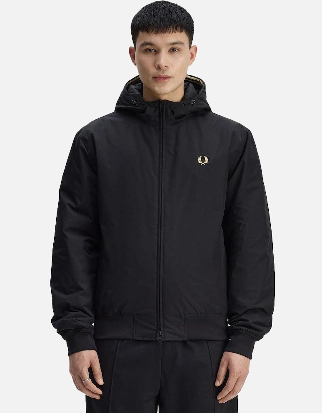 New Hooded Brentham Jacket Black