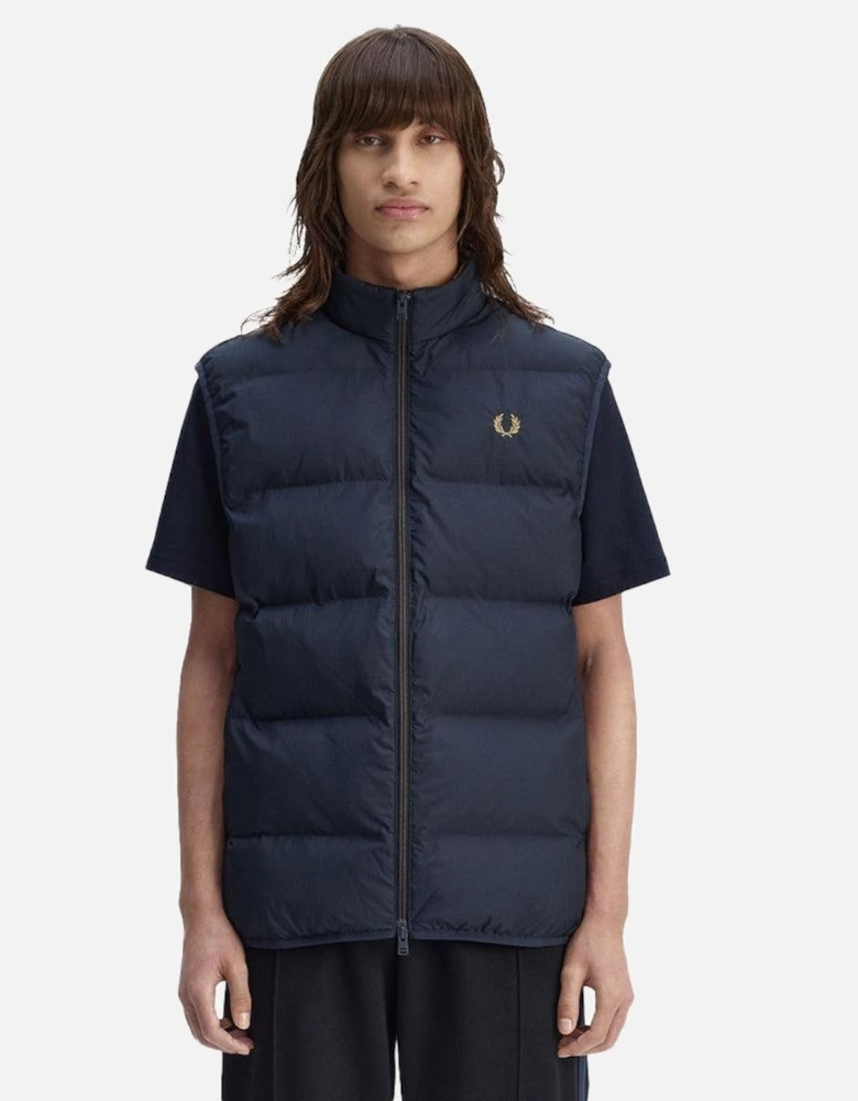 Insulated Padded Gilet Navy
