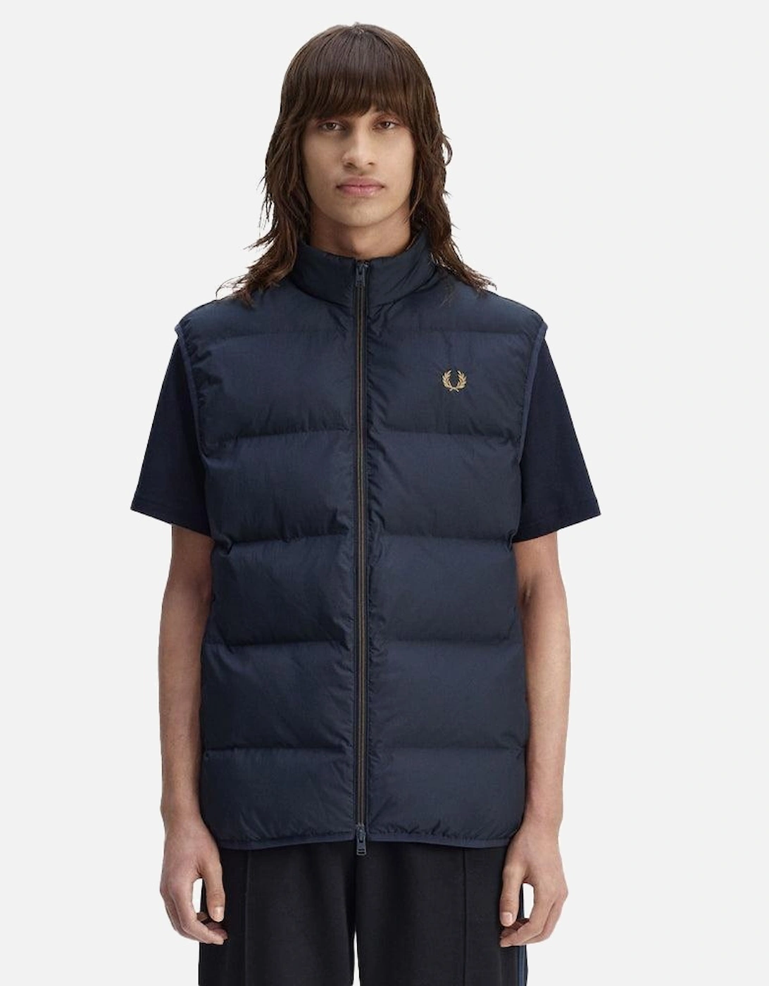 Insulated Padded Gilet Navy