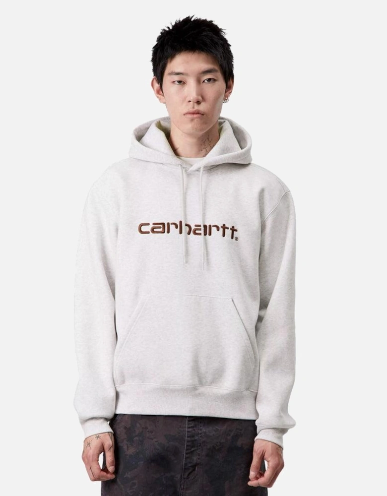 Logo Carhartt Hoodie Ash Heather/Rondo