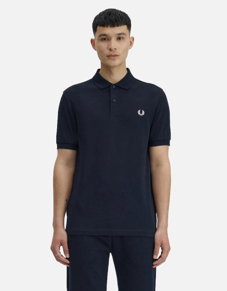 Plain Polo Shirt Navy