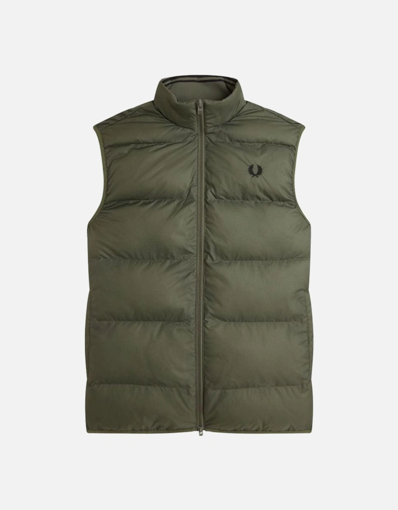 Insulated Padded Gilet Laurel Wreath Green