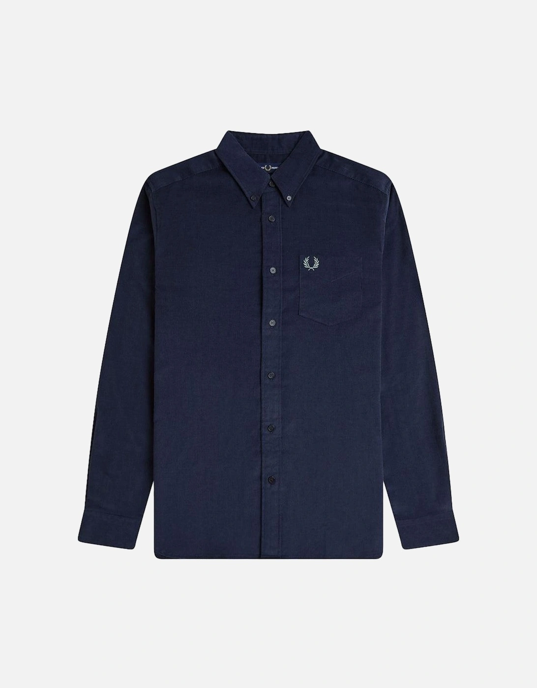 Needle Cord Shirt Dark Airforce, 5 of 4