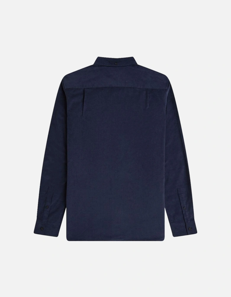 Needle Cord Shirt Dark Airforce