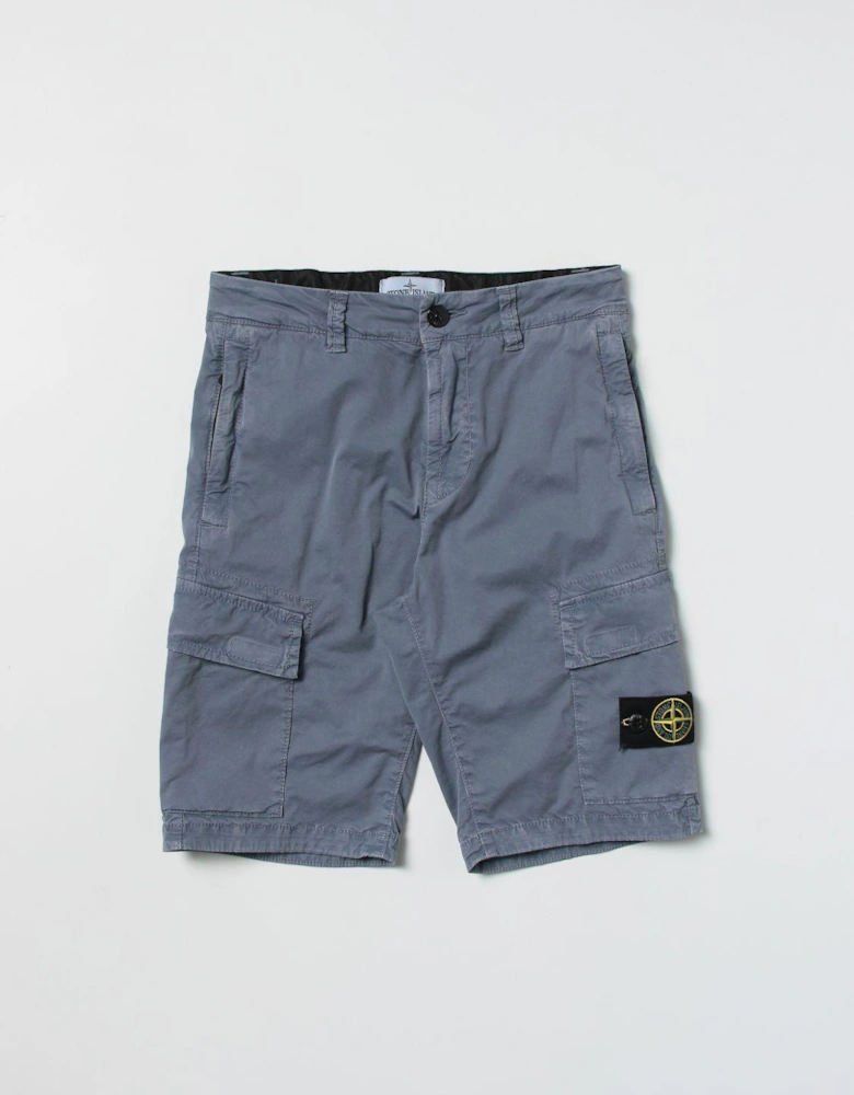 Kids Cargo Shorts Mid Blue