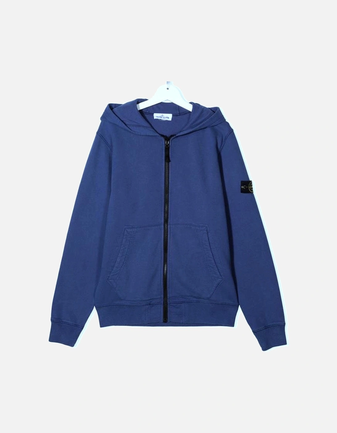 Kids Zip Hoodie Royal Blue, 2 of 1