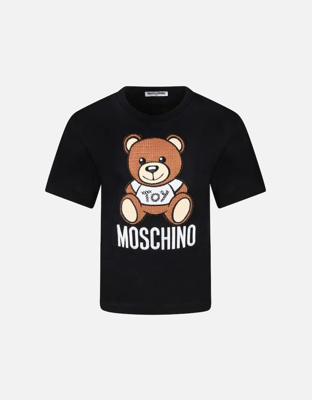 kids Bear T Shirt Black, 2 of 1