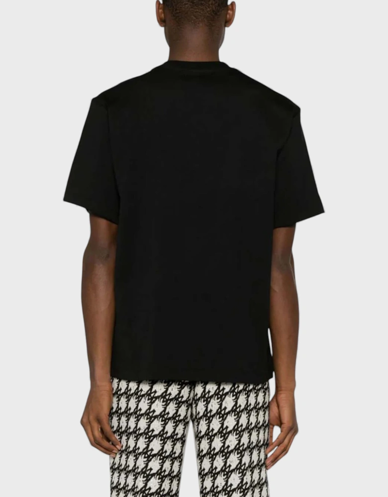 Staggered Logo T Shirt Black