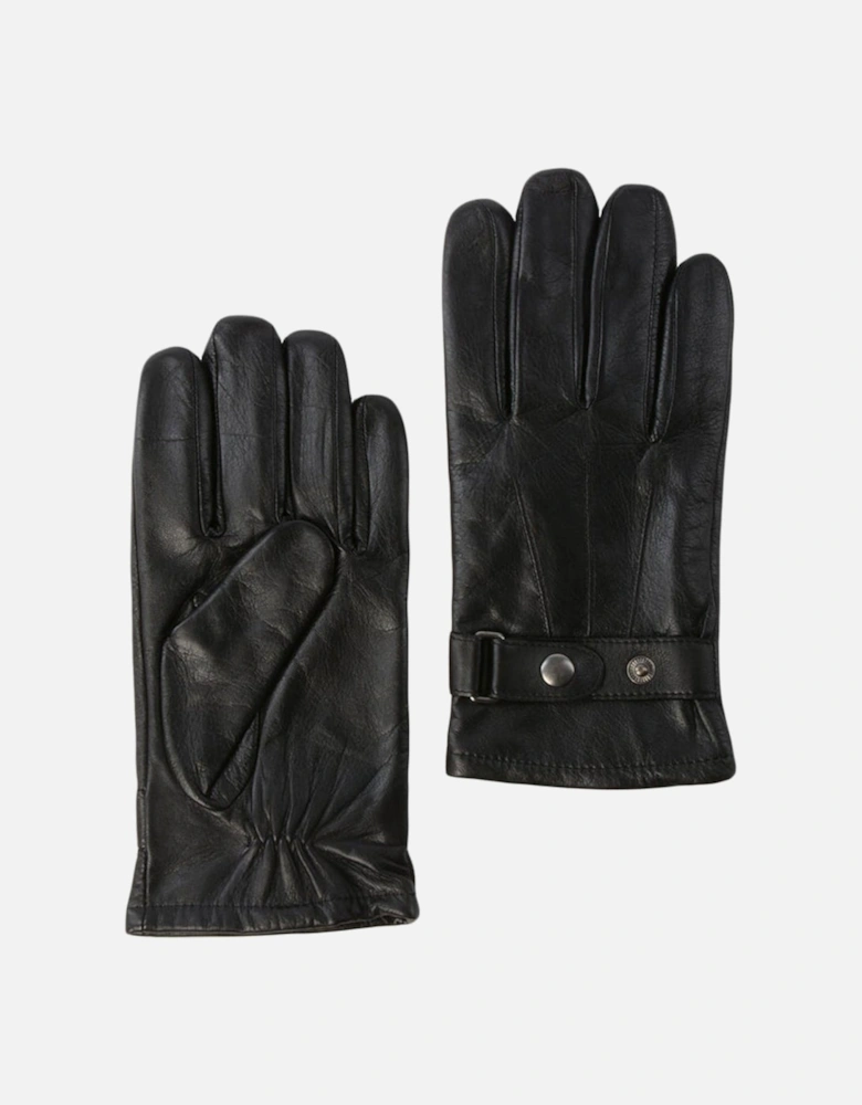 Mens Leather Gloves Black