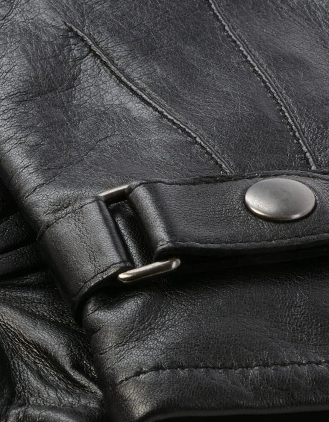 Mens Leather Gloves Black