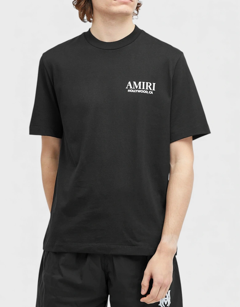 Stacked Bones Tee Black