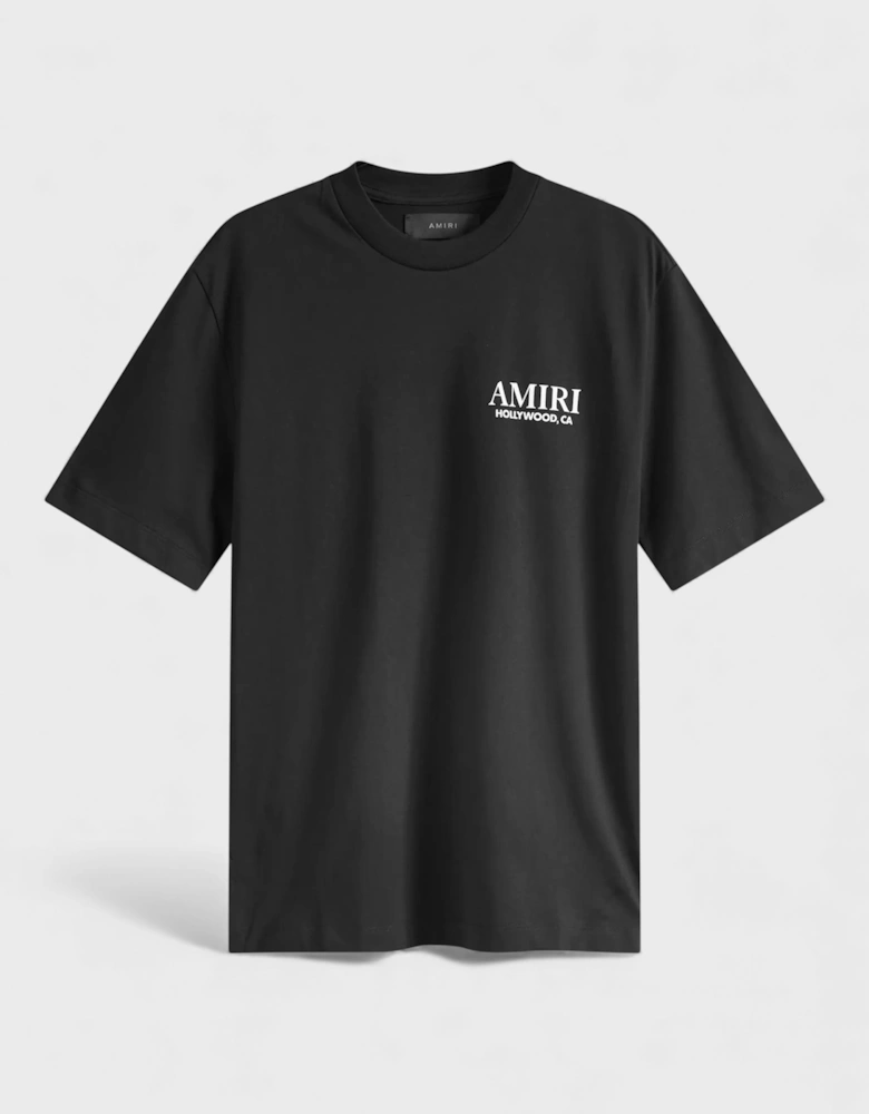 Stacked Bones Tee Black