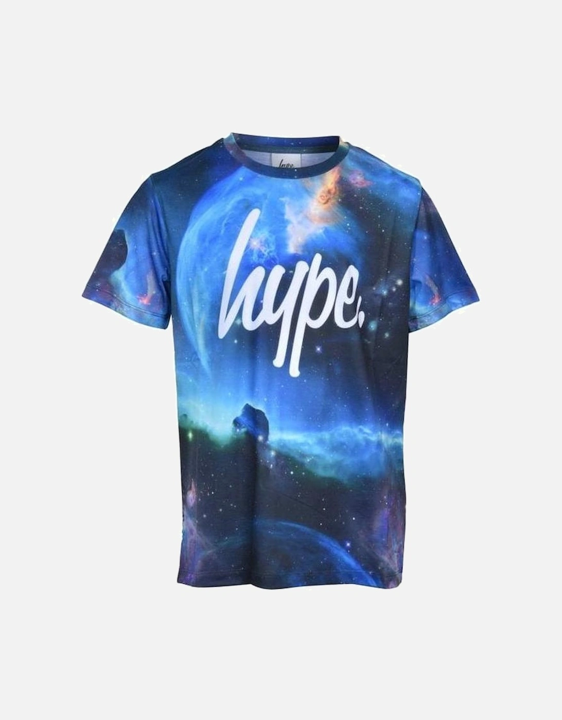 Boys Crew-Neck Galactic Boom T-Shirt, Blue/multi, 7 of 6