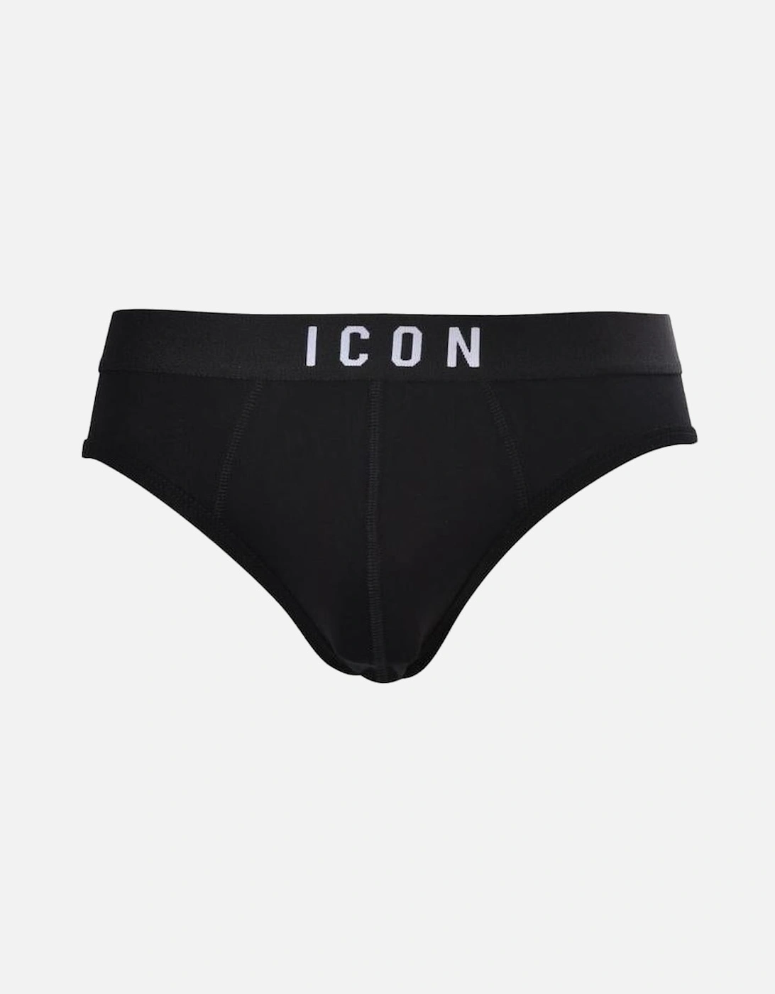 ICON Logo Brief, Black, 5 of 4