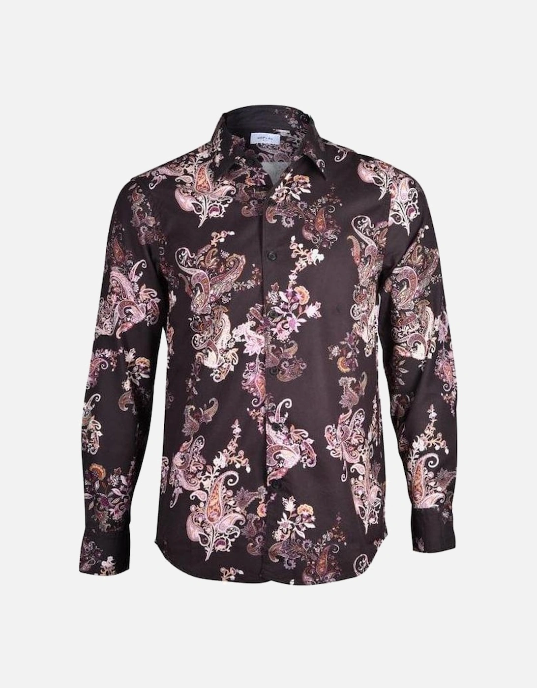 Paisley Print Shirt, Black, 5 of 4
