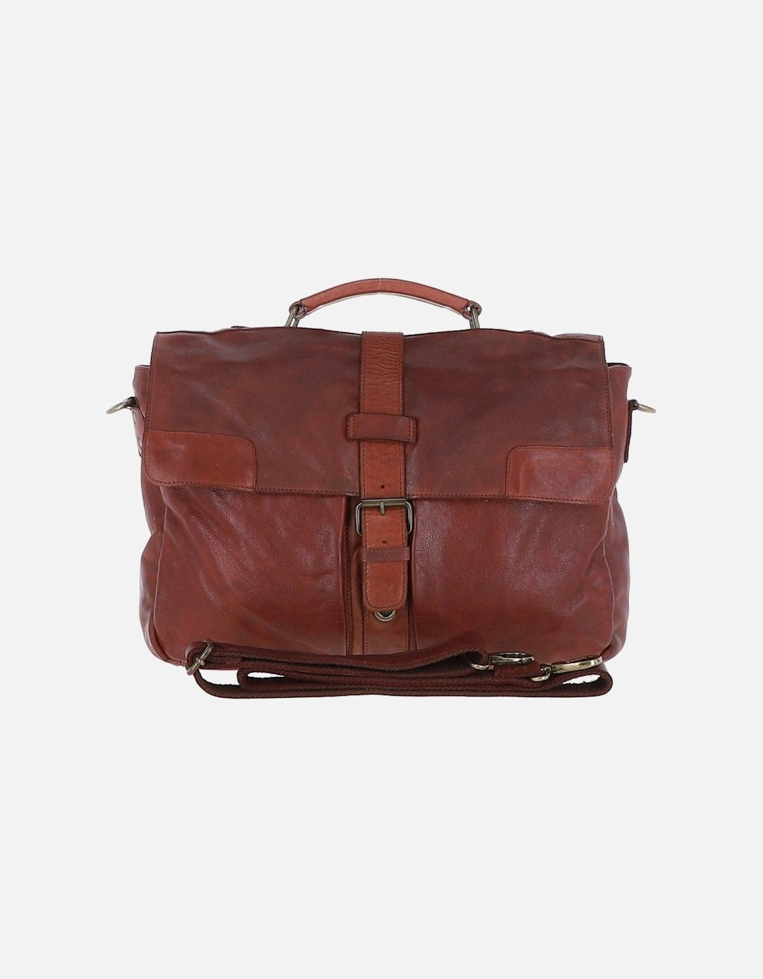 Doris Leather Briefcase Brandy, 4 of 3