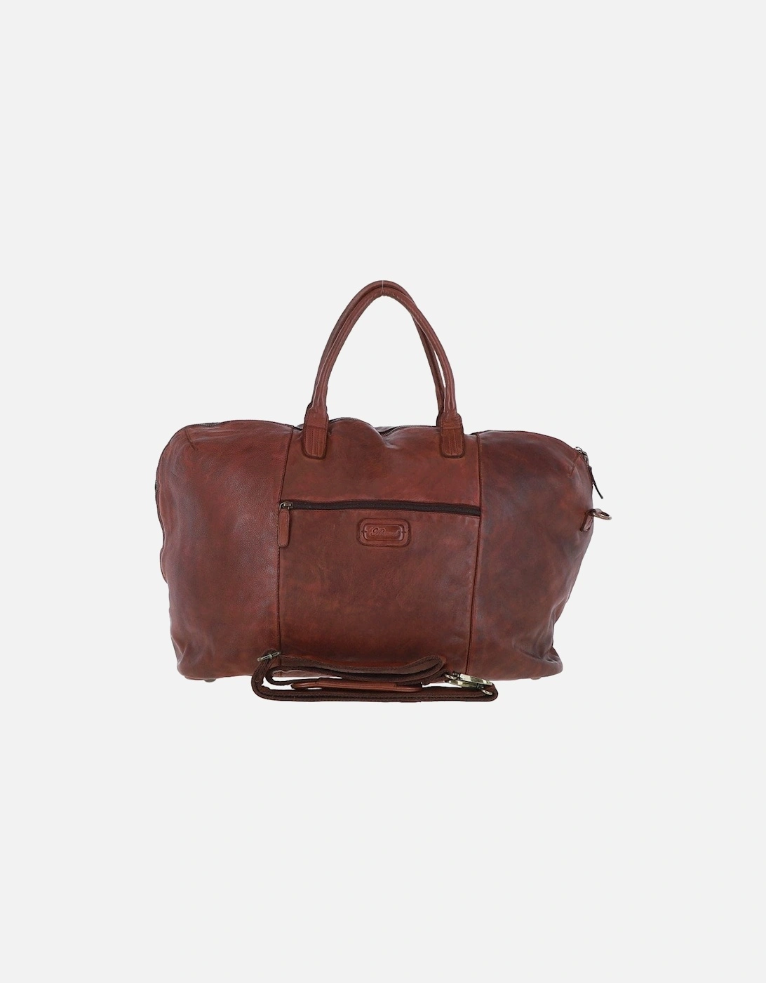 Dylan leather holdall Brandy, 4 of 3