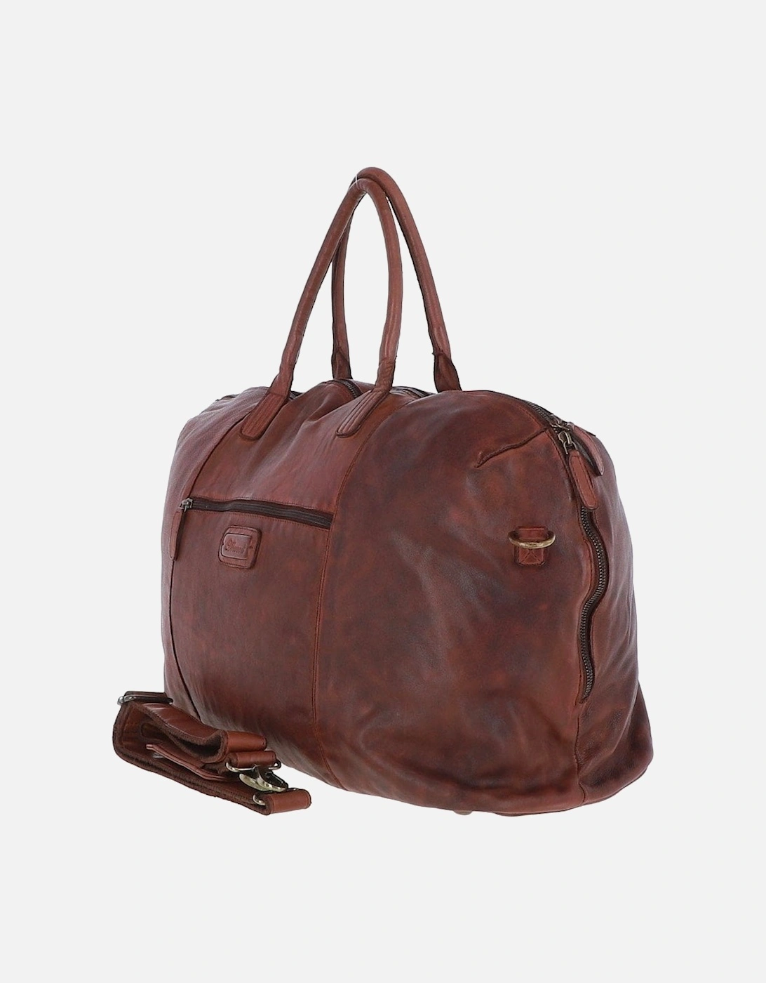 Dylan leather holdall Brandy