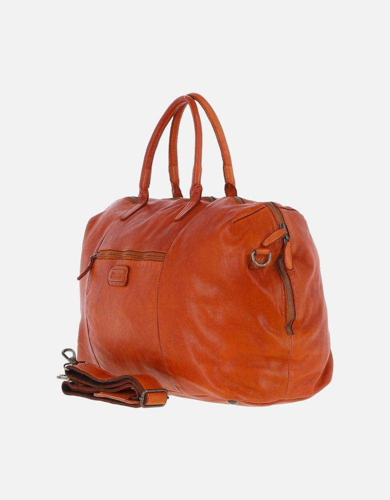 Dylan Leather Holdall Tan