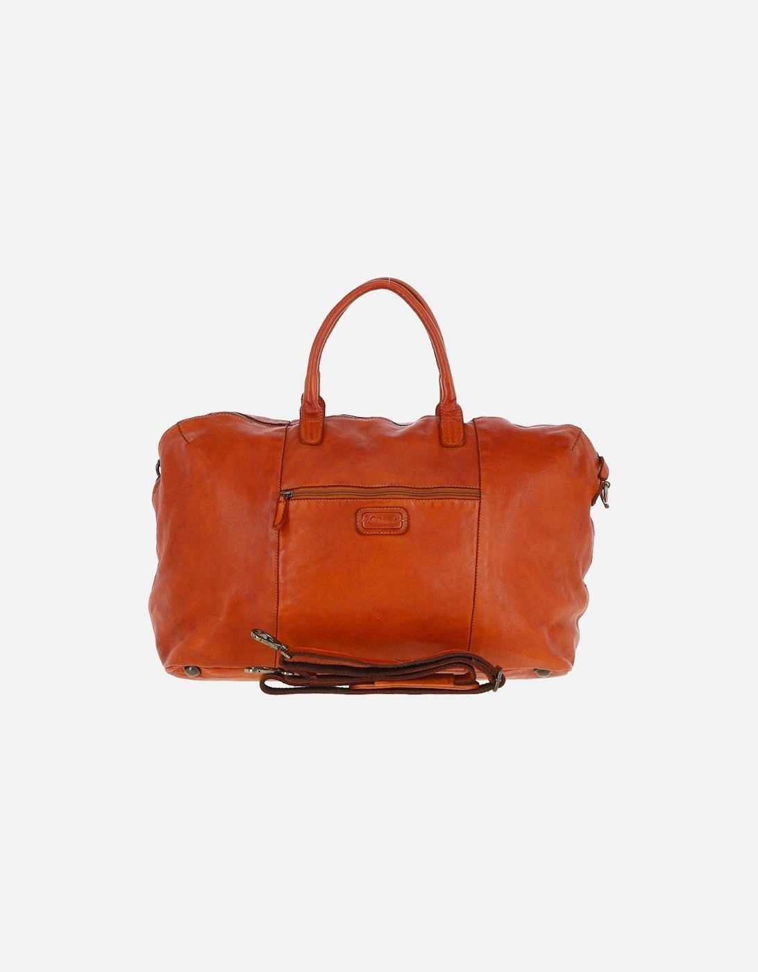 Dylan Leather Holdall Tan, 4 of 3