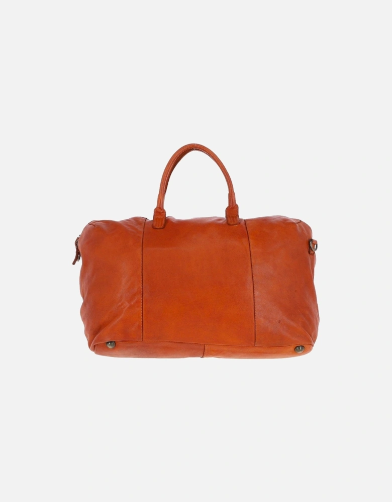 Dylan Leather Holdall Tan