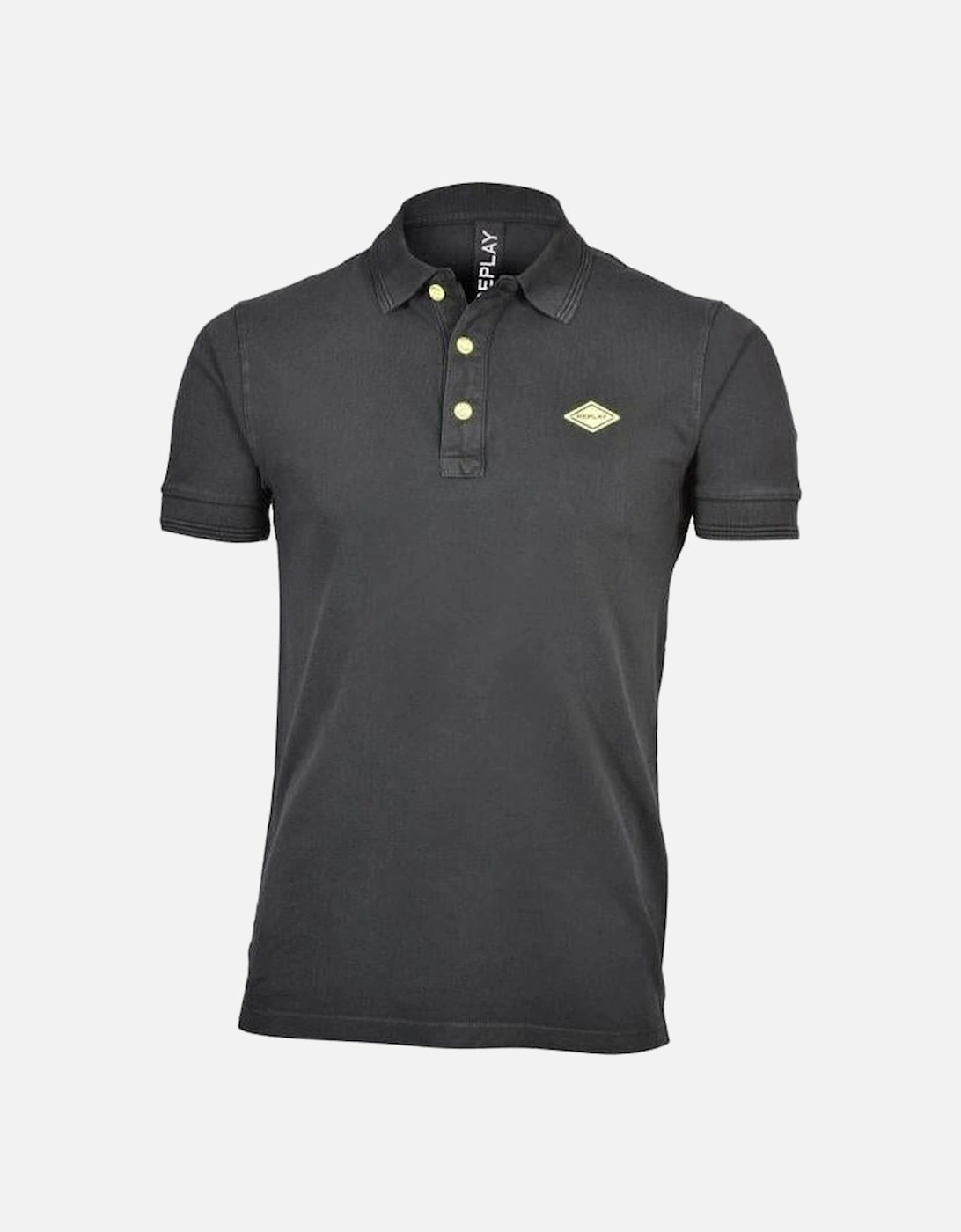 Pique Polo Shirt, Charcoal, 6 of 5