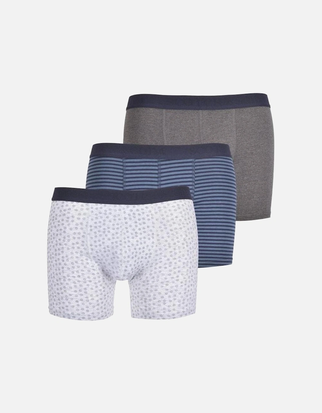 3-Pack Stripe & Geometric Boxer Briefs, Blue/Grey, 7 of 6