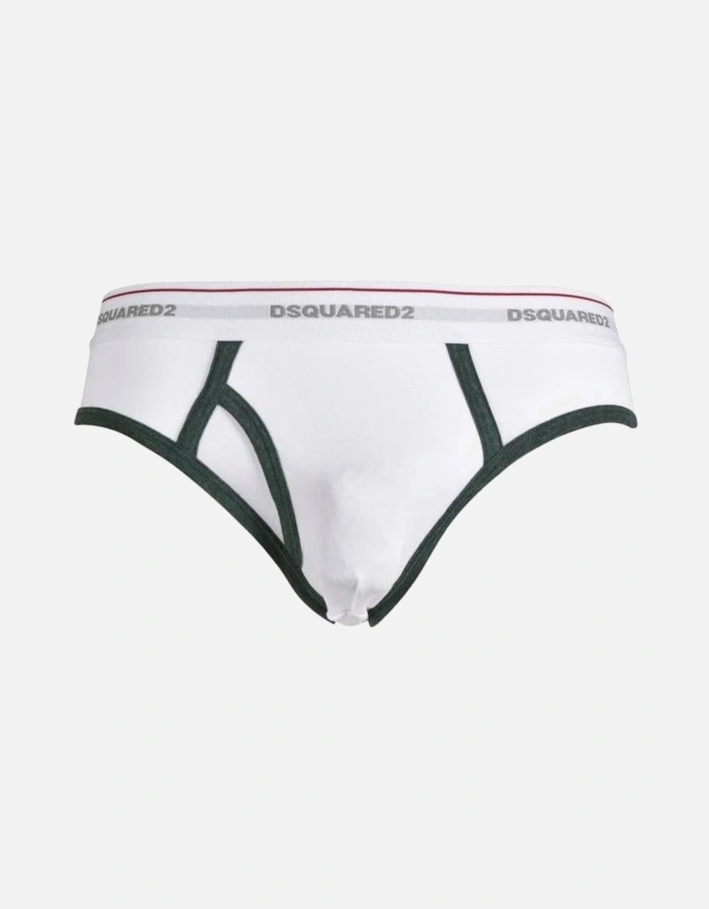 Get The F**k Out Of Here Brief, White/green