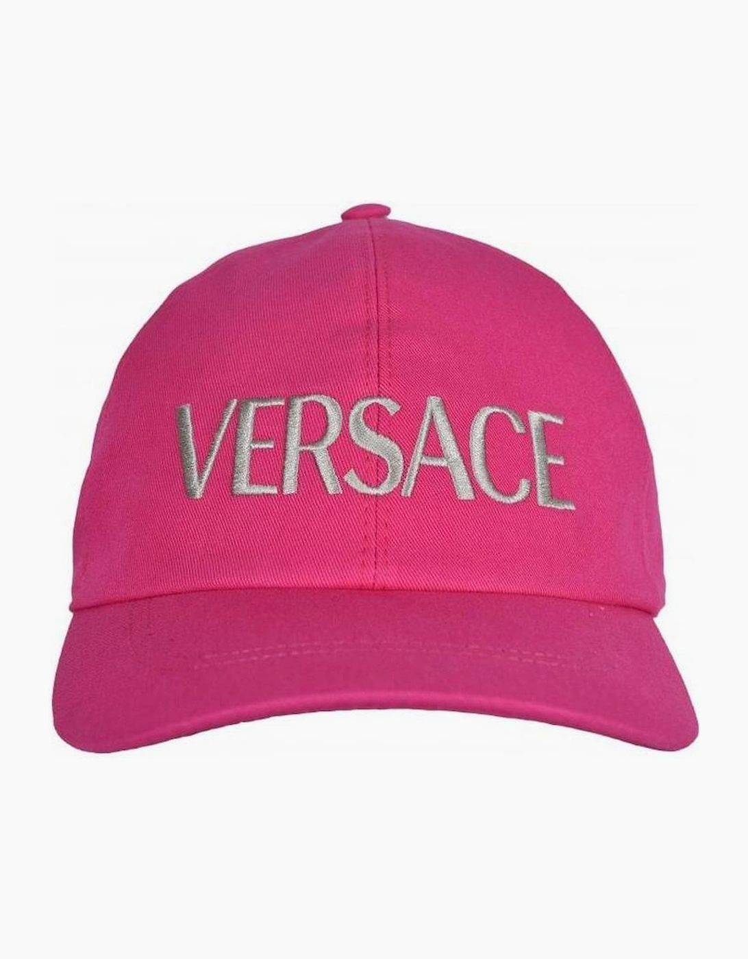 Versace Men's Large Logo Baseball Cap, Pink/silver - Size: LARGE