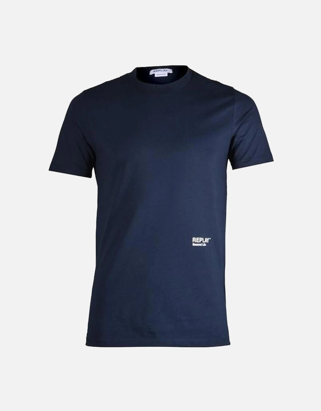 Second Life Print T-Shirt, Navy, 4 of 3