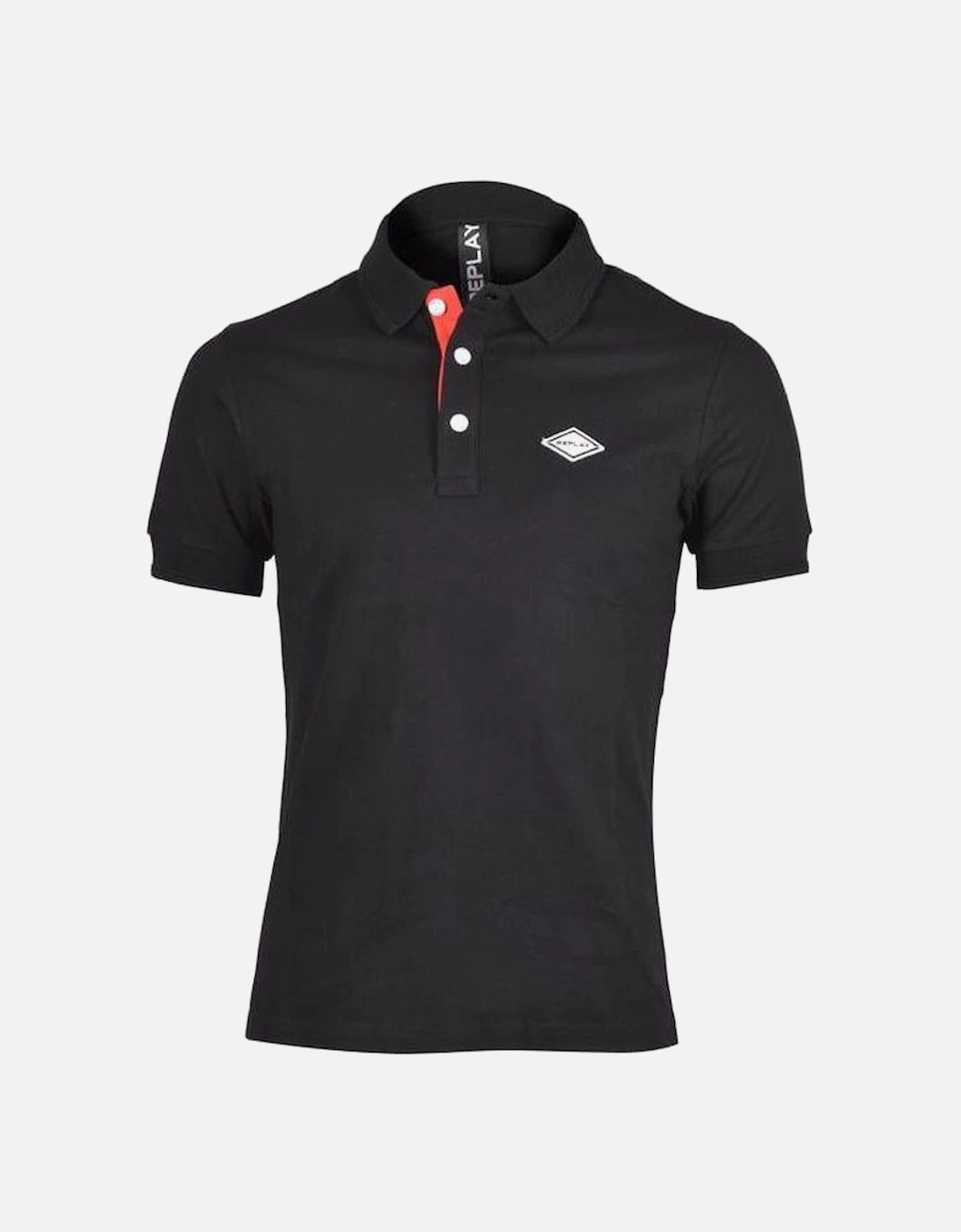 Pique Polo Shirt, Black, 6 of 5