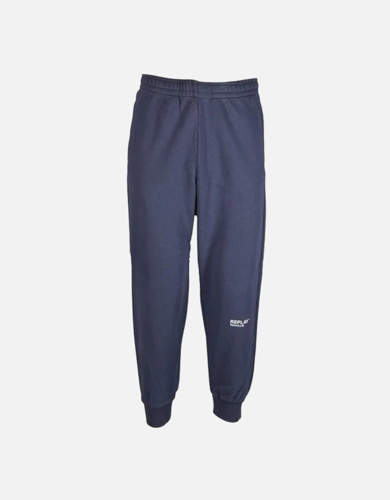 Second Life Print Jogging Bottoms, Navy