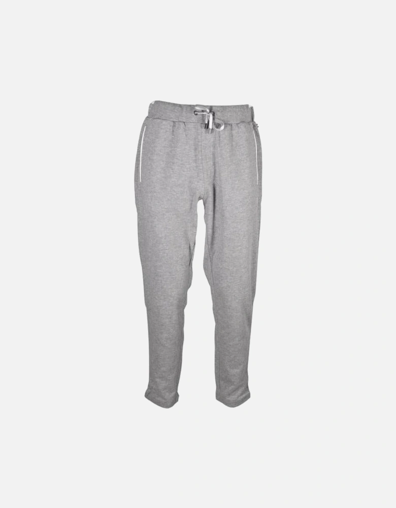 BOSS Cashmere Jogging Bottoms, Medium Grey Melange