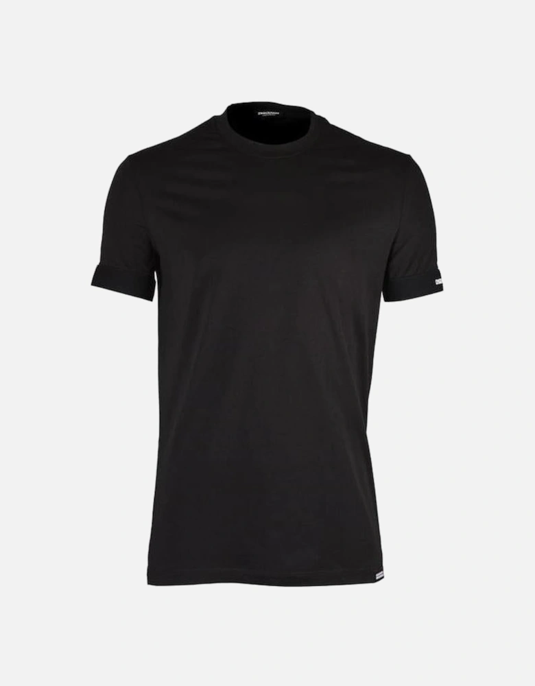 Logo Sleeve T-Shirt, Black