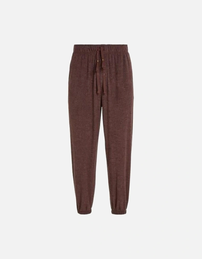 Cozy Lounge Jogging Bottoms, Deep Mahogany