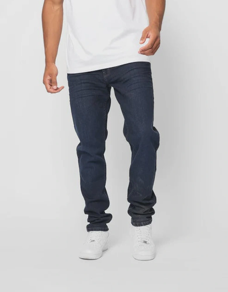 Lusso Clean Jeans - Blue Black